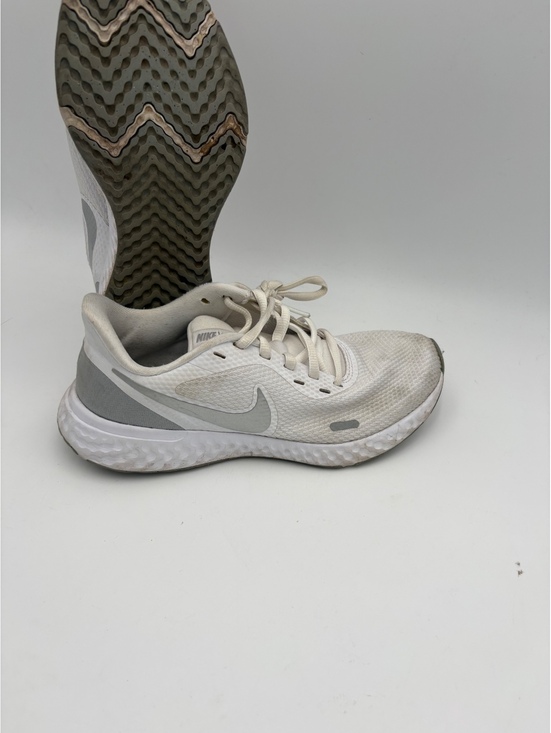 Nike Shoes - Nike Revolution 5 Woman’s 6.5 White and Gray Running Shoes Nike Sneakers